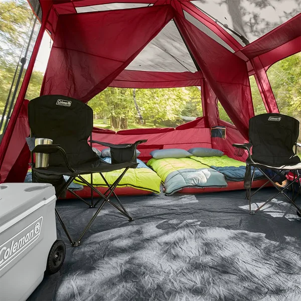 Coleman Skylodge 12-Person Camping Tent, Blackberry