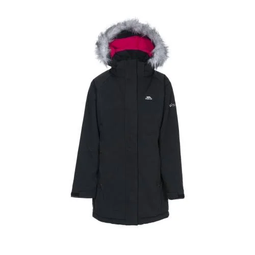 Trespass Childrens Girls Fame Waterproof Parka Jacket, 2-3 Years, Potent Purple