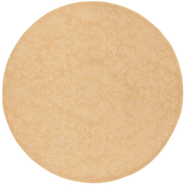 Safavieh 8& x 8& Round Total Performance Brussels Beige Rug