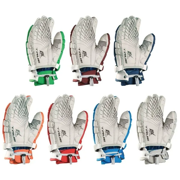 True Source Glove Lacrosse Gloves - Royal Blue - Size: Medium
