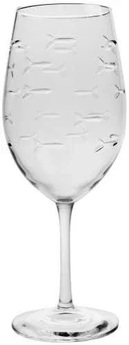 Rolf Glass 4-pc. School of Fish Wine Glass Set One Size