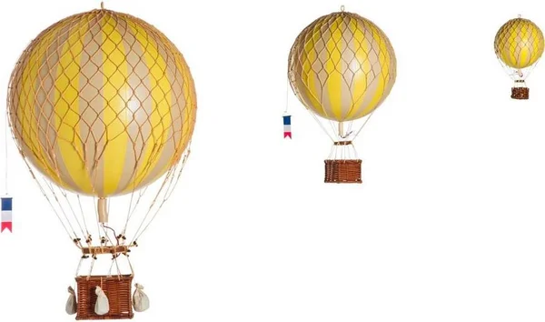 Ap163y Authentic Models Royal Aero Balloon, True Yellow
