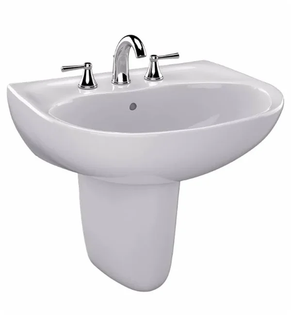 Toto LT241G#12 Supreme Wall-Mount Bathroom Sink in Sedona Beige with Single Faucet Hole