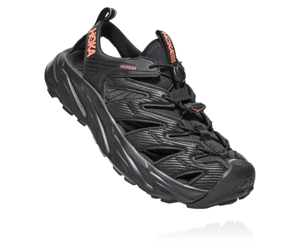 Hoka One One Women's Hopara - 5 - Black - Fusion Coral