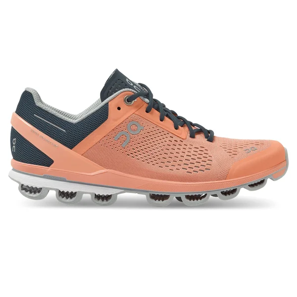 on Cloudsurfer Running Shoe Women's - Coral/Navy, 9