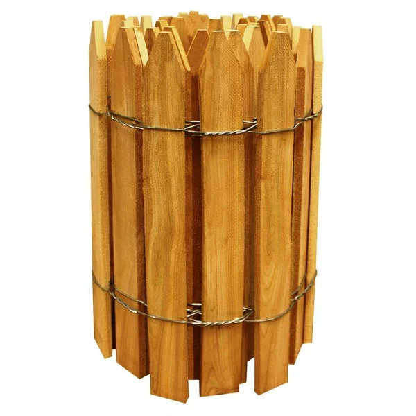 Cedar Wooden Garden Picket Fence 8 ft x 16 in (5 Pack) RC28C-5C - Greenes Fence