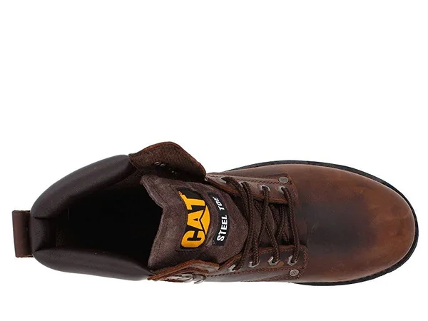 Caterpillar Men's Second Shift Steel Toe Work Boot - 13-W Brown