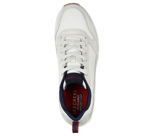 Skechers Men's Uno Stacre Sneaker - Off White