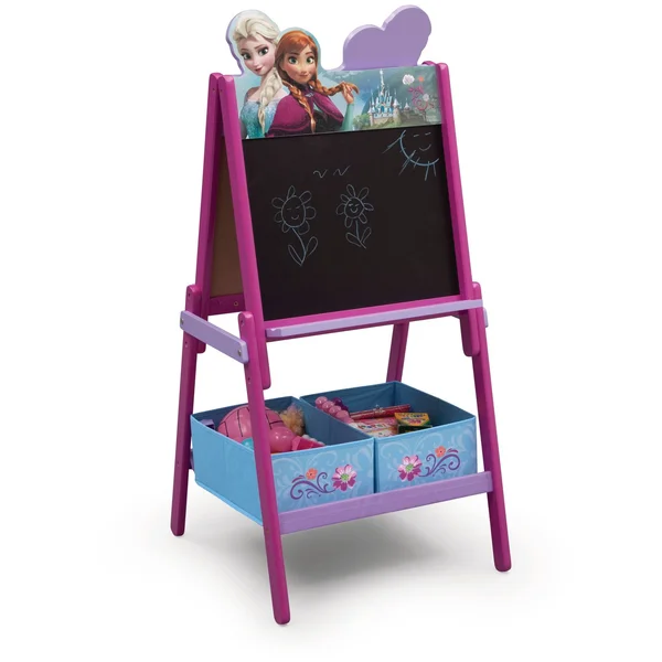 Delta Children Wooden Double Sided Activity Easel - Frozen