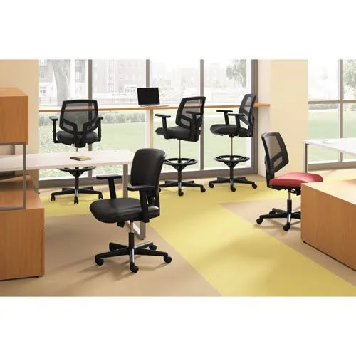 HON Volt Seating Mesh Task Stools-Mesh Task Stool - 26-1/8x22x25x22x50-3/8