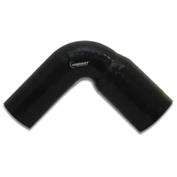 Vibrant Performance 2782 4 Ply 90 Degree Reducer Elbow, Black
