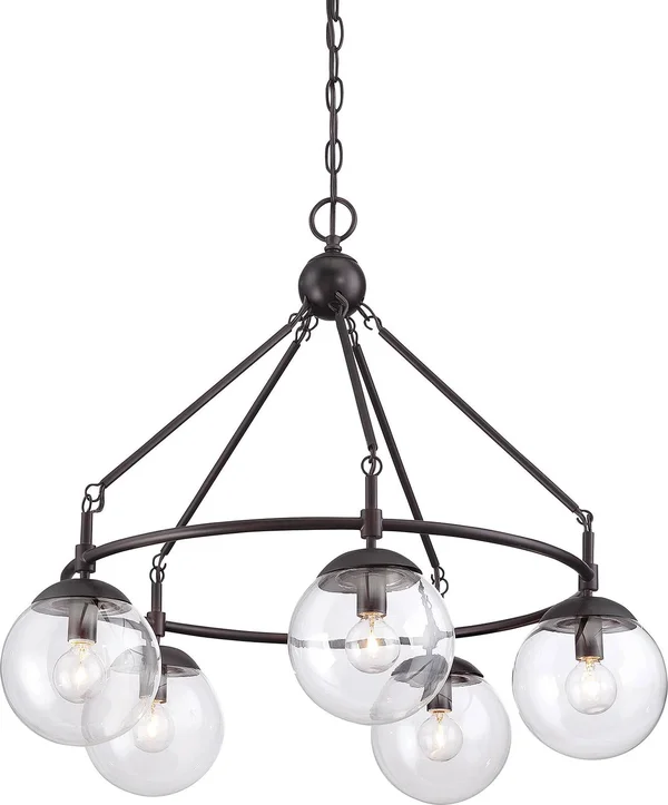 Savoy House 1-350-5-13 - Argo 5 Light Chandelier - English Bronze