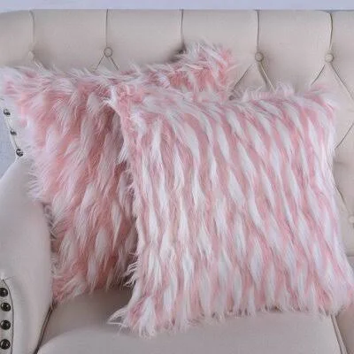 Vedder Geometric 20x22 Throw Pillow Cover Bungalow Rose Color: Pink
