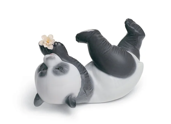 Lladro A Joyful Panda Porcelain Figurine - 5.12in x 2.76in
