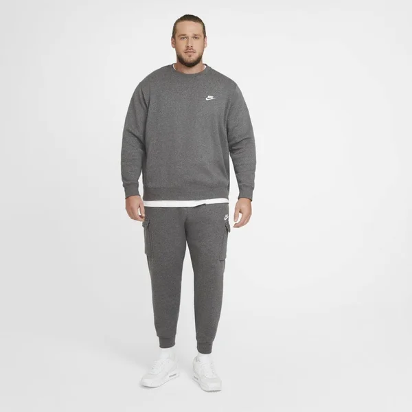 Nike Sportswear Club Crew Sweatshirt - Charcoal Heather - Medium