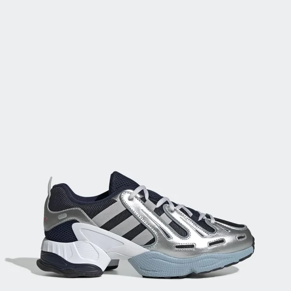Adidas EQT Gazelle Navy & Silver Shoes - Navy - 11