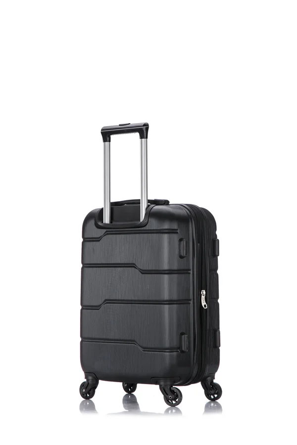 DUKAP Rodez Lightweight Hardside Spinner 20&& Carry-On Suitcase, 20 Inches, Purple