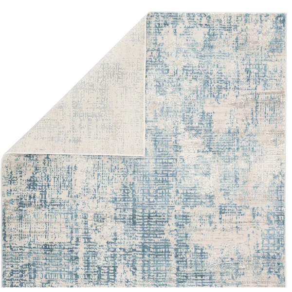 Jaipur Living Eero Abstract Blue/ Ivory Runner Rug 2&6x22x8&