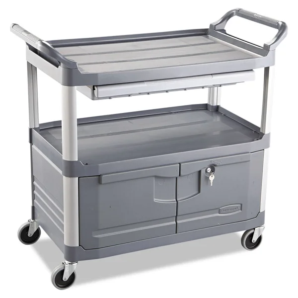 Rubbermaid Utility Cart Replacement Parts Door Kit with Lock