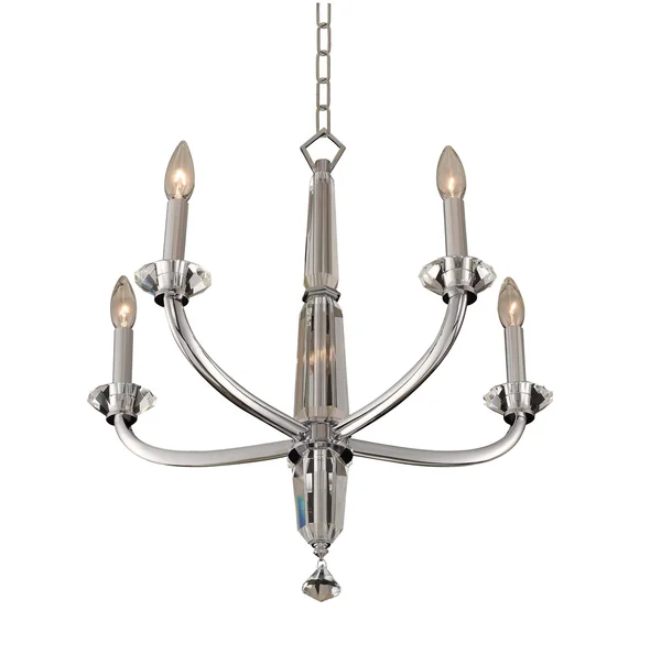 Allegri Palermo 5 Light Chandelier, Chrome - 031350-010-FR001