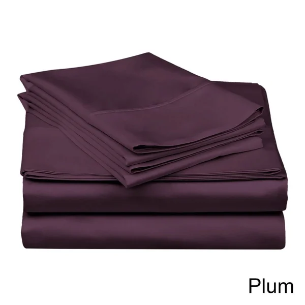 Superior 300 Thread Count Egyptian Cotton California King Hunter Green Solid Sheet Set