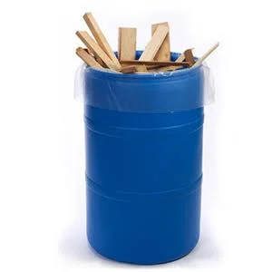 Drum Liners on A Roll - 55 - 60 Gallon, 4 mil, 38 x 64, Clear, 50/Case, StockPKG 6919
