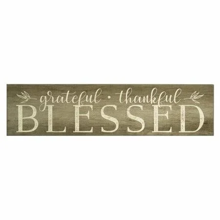 Grateful, Thankful, Blessed Wall dcor