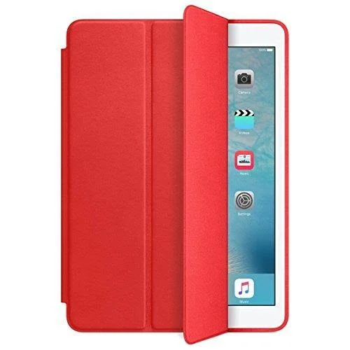 Apple Smart PRODUCT RED Leather Flip Cover for iPad Air 2 - Red