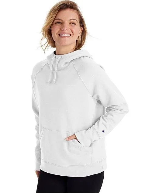 Champion Women's Powerblend Fleece Pullover Hoodie Jade M