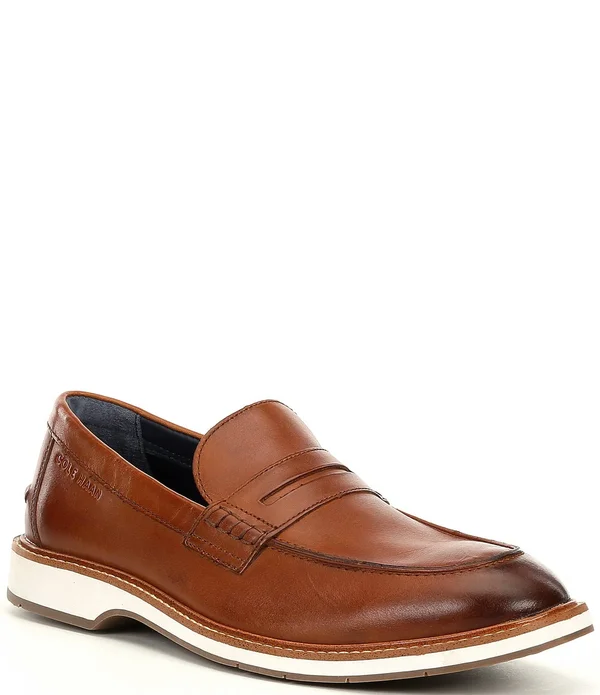 Cole Haan Men's Morris Leather Penny Loafers - 15M