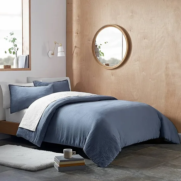 Ugg Devon 3-Piece Full/Queen Duvet Cover Set in Pacific Blue