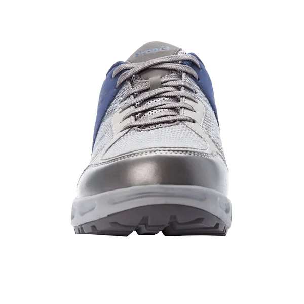 Propet Men's Matthew Sneaker, Size: 15, Grey/Navy