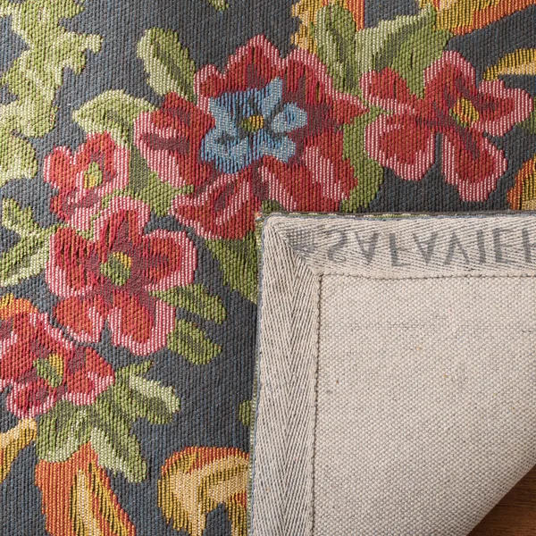 Safavieh 5& x 8& Clv-Classic Vintage CLV112F Grey, Rose Rug
