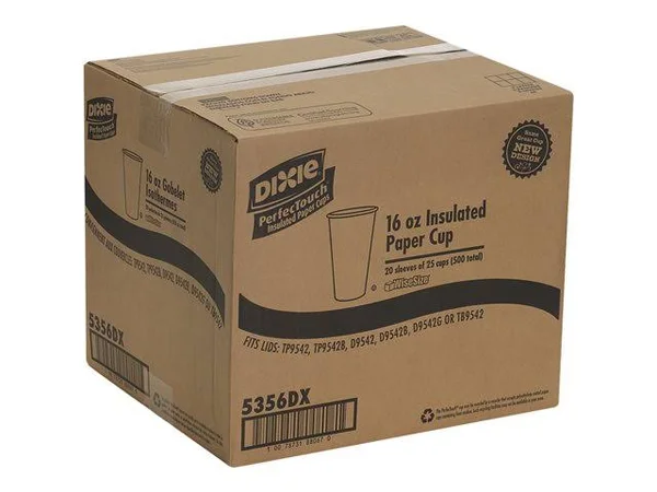 Dixie PerfecTouch Hot Cups - Coffee Dreams Design, 16 oz - 500 count