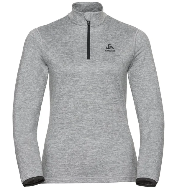 Odlo Midlayer 1/2 Zip Alagna - Grey Melange - Sweaters M