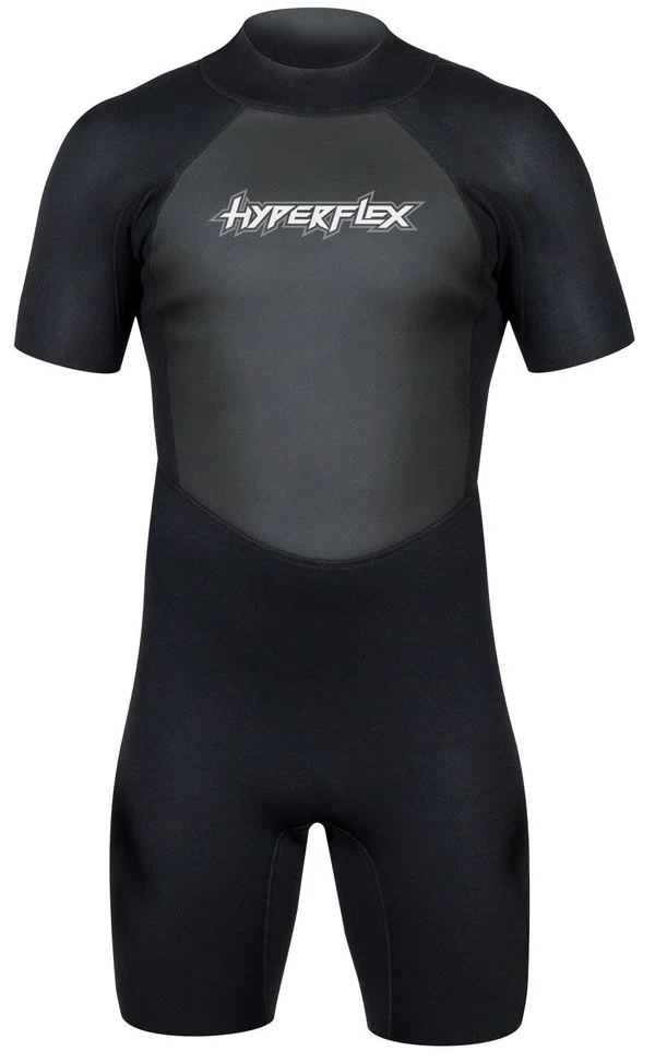 Hyperflex Access 2.5mm Back Zip Men's Spring Wetsuit - BK - XXL, Black