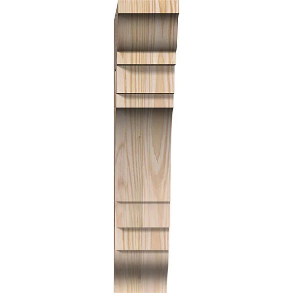 3 1/2x22W x 14x22D x 18x22H Merced Traditional Smooth BRACKET - Douglas Fir