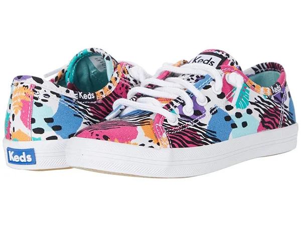 Keds Kickstart Seasonal Sneaker Floral - Size 5.5 M Girls Shoes