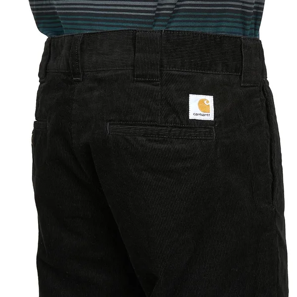 Carhartt WIP Master Pant Ford Corduroy - 15 Wales, 8 oz - Black Rinsed - 30/32 - Men