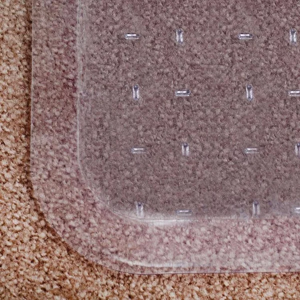 ES Robbins Chair Mat for Carpet - Low Pile, 46x22 x 60x22 with Lip, Clear