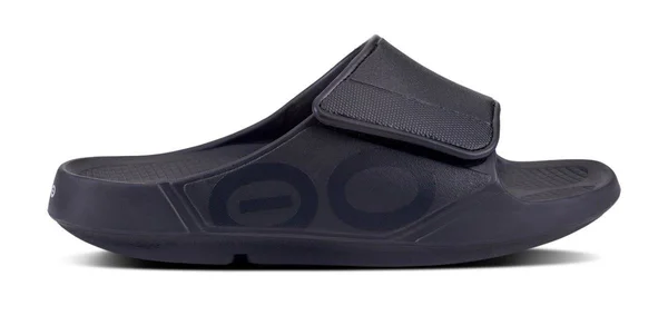 OOFOS Men's OOahh Sport Flex Recovery Sandal Size 15 in Matte Black