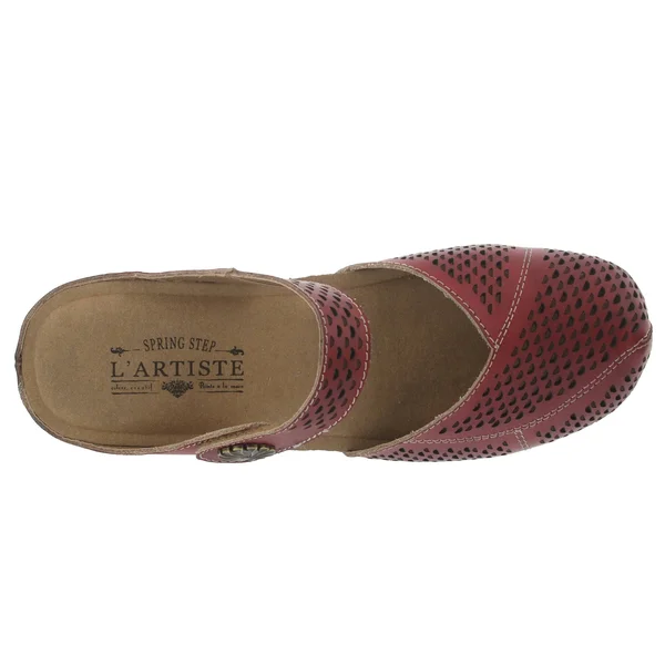L&Artiste by Spring Step Spoorti Women's Clog - Size: 41, Red