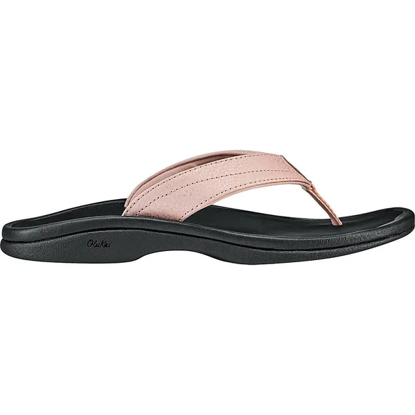 Olukai Ohana Sandals - Women's Petal Pink/Black, 7