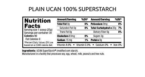 UCAN Energy Tub - 30 Servings - Plain SuperStarch