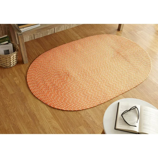 Better Trends BRSSR4266R Sun Splash Braided Rug Red - 42 in.