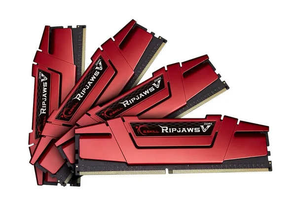 64GB G.SKILL DDR4 PC4-19200 2400MHz Ripjaws V for Intel Z170, X99 CL15 Quad Channel Kit (4x16GB)