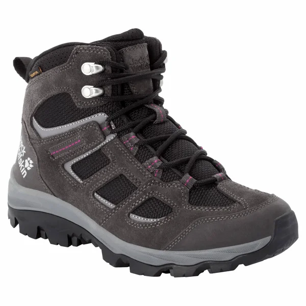 Jack Wolfskin Womens Vojo Hike 3 Mid Texapore Dark Steel/Purple