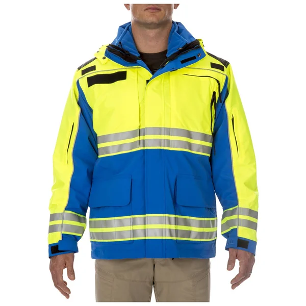 5.11 Tactical Responder High Visibility Parka - Royal Blue Medium