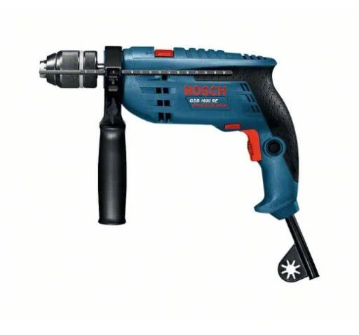 Bosch: Impact Drill GSB 1600 Re Professional - 230 V - with Keyless Chuck 1/2 in