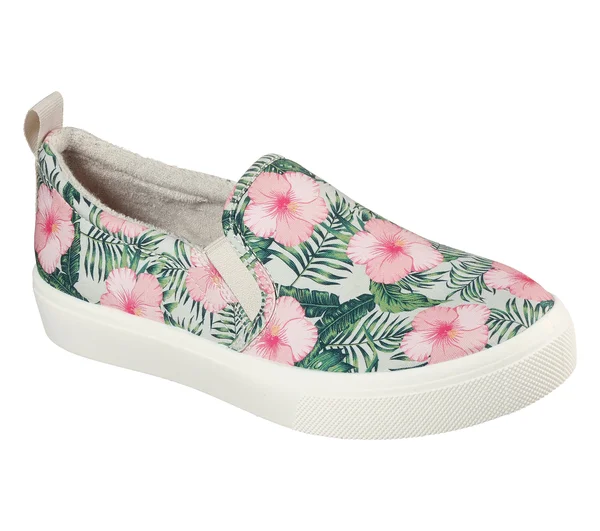 Skechers Poppy Tropic&Gal Womens Sneakers - 5 Medium, White